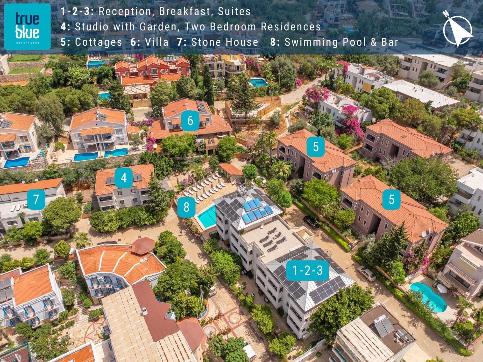 True Blue Boutique Hotel Kalkan Exterior foto